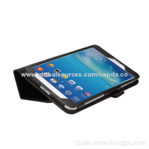 PU Back Stand Cases for Samsung Galaxy Tab 4 7.0, OEM Orders Welcomed